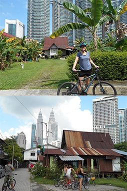 bicycle tours kualalumpur Bike with Elena